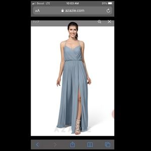 Dusty Blue A2 Bridesmaid Dress